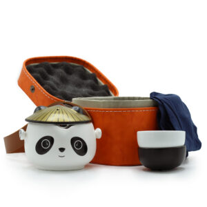 Kung Fu Panda Teapot Set - Two Cups - Travel Pack